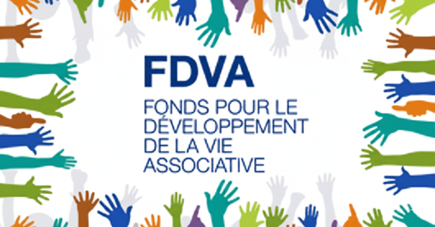 Logo Fonds pour le D&eacute;veloppement de la Vie Associative